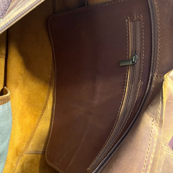 Handcrafted Artisan Anti-theft Genuine Leather Backpack - NEW! - Picture 8 of 9